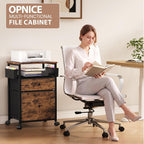 opnice file cabinet, rolling cart with 2 storage, package contents