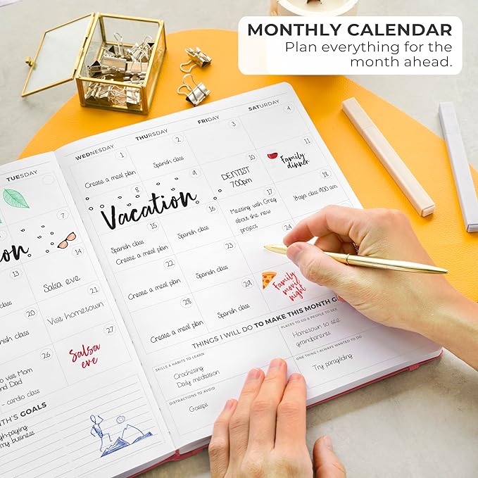 Clever Fox Planner PRO Light – Weekly & Monthly Life Planner to Increase - Image 5