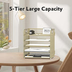 Supeasy 5 Trays Paper Organizer Letter Tray - Image 4