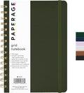 PAPERAGE Graph Paper Spiral Notebook & Journal, 160 Pages, Medium 5.5 inches x by PAPERAGE