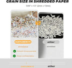 QUIETLEMON 150 Sheet Paper Shredder Heavy Duty, Micro Cut and CDs/Cards - Image 3