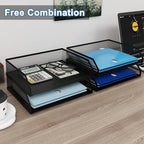 Natwind 4-Tier Stackable Paper Tray, Metal Mesh Desktop Organizer, A4 Paper - Image 6
