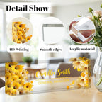 Personalized Name Plate for Desk, Custom Acrylic Desk Name Sign, Office - Image 2