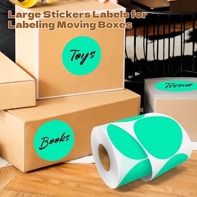 3 Inch Round Color Coding Labels - Image 5