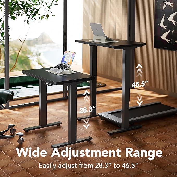 HUANUO Electric Standing Desk, 55 x 24 Inch Height Adjustable Computer Desk - Image 3