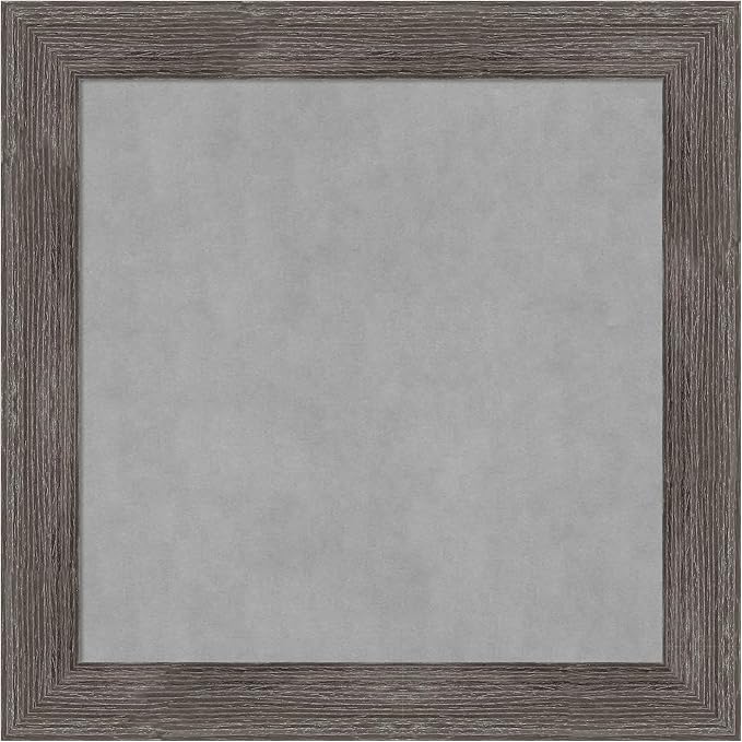 Amanti Art Grey Framed Magnetic Board 15x15 X-Small Vision Board by AmantiArt