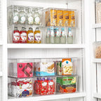 Vtopmart 6 Pack Clear Stackable Storage Bins - Image 4