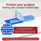 ChtepTamper 100 Pieces Total Transfer Tamper-Evident Stickers Security Labels - Image 7
