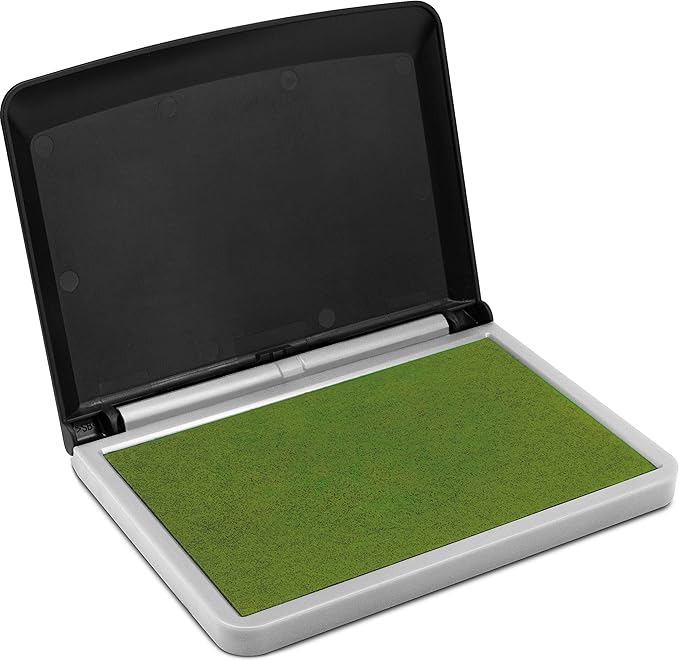 MaxMark Large Premium Olive Green Ink Stamp Pad - Image 6