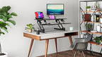 Mount-It! 38" Standing Desk Converter, Desktop Sit-Stand Desk Riser - Image 4