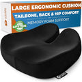 5 STARS UNITED Seat Cushion for Tailbone Pain Relief – Large Memory Foam by 5STARSUNITED