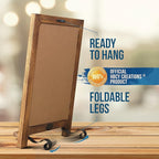 HBCY Creations Rustic Torched Wood Tabletop Chalkboard - Image 3