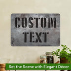 Custom Sign, Custom Street Sign, 11 Font Colors, 13 Font Styles, 4 Hole Options - Image 4
