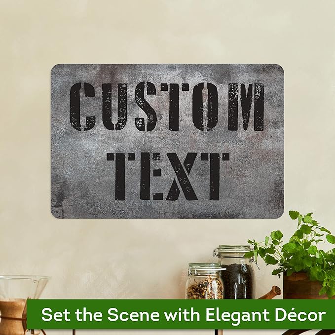 Custom Sign, Custom Street Sign, 11 Font Colors, 13 Font Styles, 4 Hole Options - Image 4