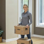 Bankers Box Small Classic Moving Box 5 Pack, Reinforced Handles, Tape-Free - Image 6