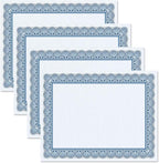 Elite Blue & Blue Parchment Certificate Papers - Image 3