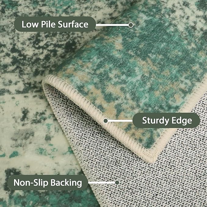 GENIMO 8x10 Area Rugs, Modern Living Room Rugs, Large Machine Washable Rug - Image 5