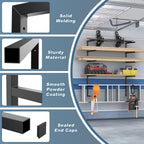 ultrawall lumber storage rack, wall mount wood storage showing dimensions