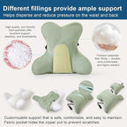 Ailuteie Ergonomic Lumbar Support Pillow – Multi-Functional Back Cushion - Image 3