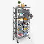 Seville Classics Heavy Duty NSF Bin Rack Solid Steel Wire Shelving Storage Unit - Image 5