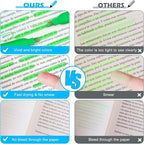 Duchong Highlighters, 30 Packs Green Highlighter Bright Colors Bulk, Chisel Tip - Image 4