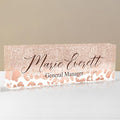 Personalized Name Plate for Desks, Custom Desk Name Plates, Acrylic Name Plate by EOBIBIFUN