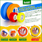 DEART Colored Masking Painters Labeling Tape Masking Tape 1 inch Color Painter - Image 2
