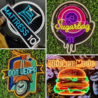 CIONAOR Custom Neon Sign, Personalized UV Printed LED Neon Sign LoGo - Image 3