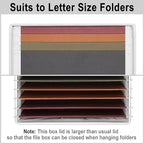 File Organizer Box, Decorative Storage Filling Box - Image 3