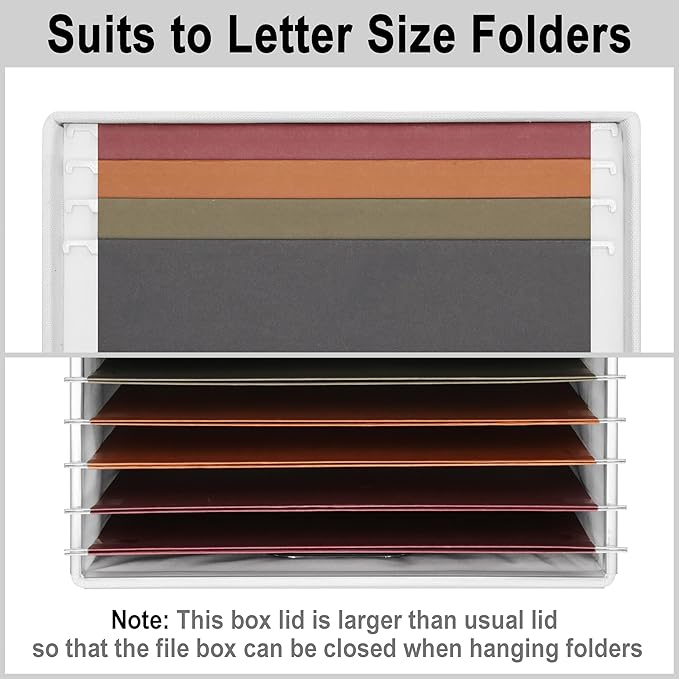 File Organizer Box, Decorative Storage Filling Box - Image 3
