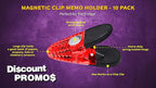 10 Magnetic Memo Holders Set - Image 3