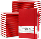 24 Pack Journal Notebook for Work, Feela Business Notebook Bulk Hardcover Lined by feela