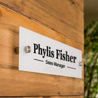 Personalized Office Wall Name Plate Sign Custom Door Name Plate Office Gifts - Image 9