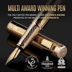 Scriveiner Personalized Gold Fountain Pen - Image 7