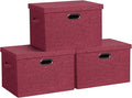 Graciadeco Large 17" 36 Quart Collapsible Stackable Storage Bins by GraciadecoStorage
