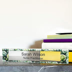 Signs ByLITA Floral Pattern Customized Nameplate | Sage Rose Personalized Full - Image 3