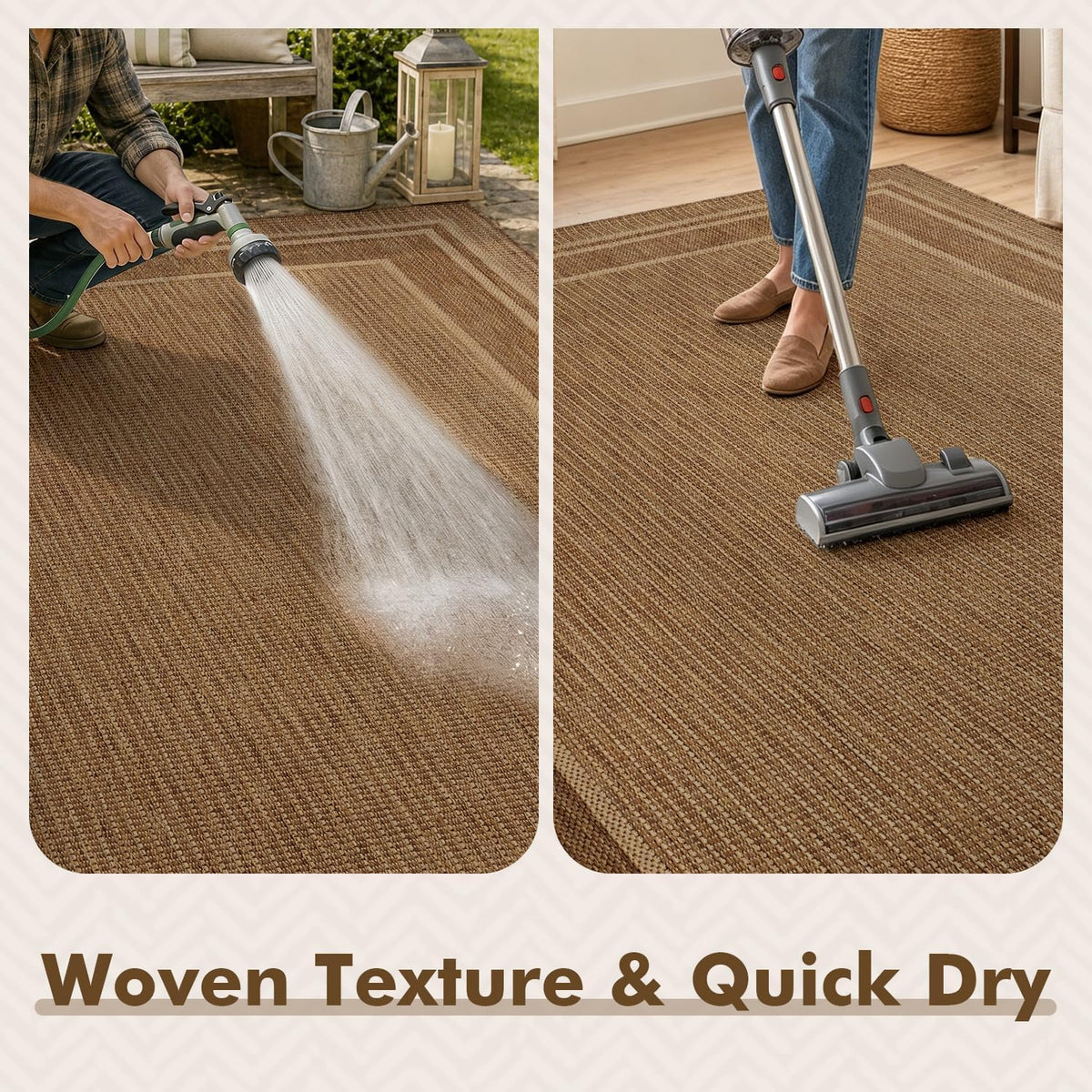 montvoo-2x6 ft indoor outdoor runner rugs for entryway, package contents
