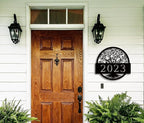 Tree Of Life Metal Wall Art Address Plaque, Custom House Address Plaques Sign - Image 4