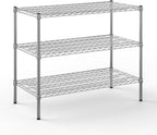 Regal Altair 24" Deep x 42" Wide x 34" Height Wire Shelving Kit | 3-Tier | NSF
