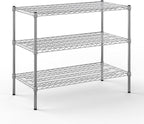 Regal Altair 24" Deep x 42" Wide x 34" Height Wire Shelving Kit | 3-Tier | NSF by Regal+Altair