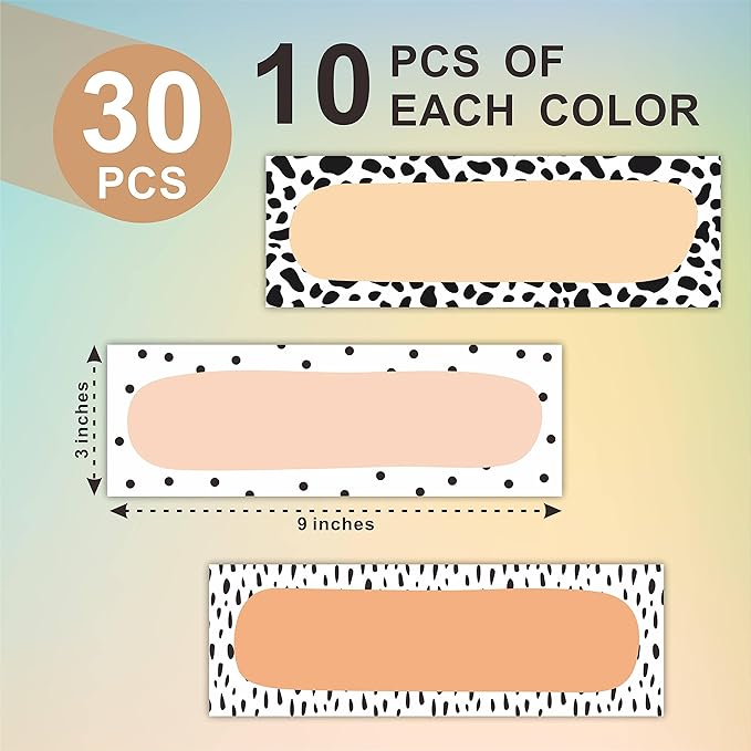 30 Name Tags Labels - Image 2