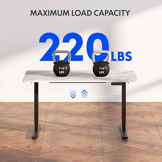 FLEXISPOT E6 3-Stage Dual Motor Electric Standing Desk 48 x 30 Sit Stand Up Desk - Image 8