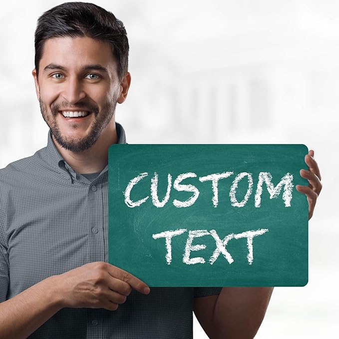 Custom Sign, Custom Street Sign, 11 Font Colors, 13 Font Styles, 4 Hole Options - Image 2
