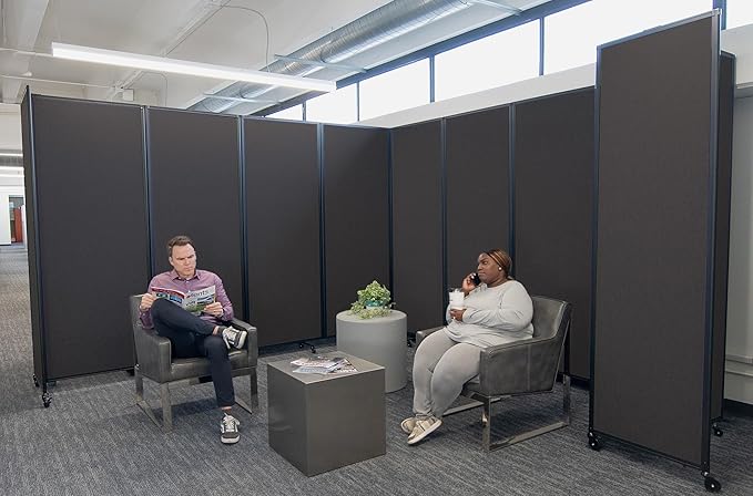 Versare Room Divider 360 Portable Wall Partition | Folding Panels | Large - Image 2