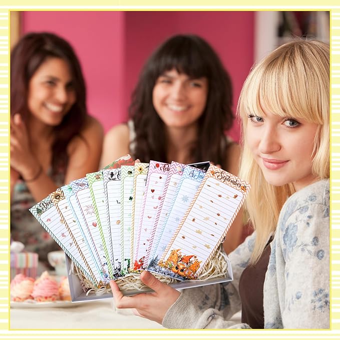 Eaasty 12 Pcs Seasonal Holiday Magnetic Notepads - Image 6