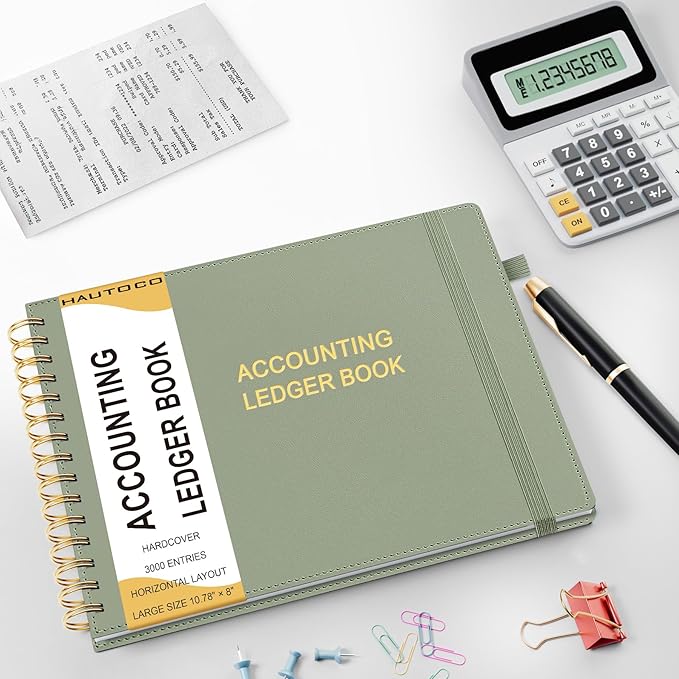 HAUTOCO Hardcover Accounting Ledger Book - Image 7