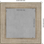 Amanti Art Silver Framed Magnetic Board 22x22 Small Vision Board - Image 4