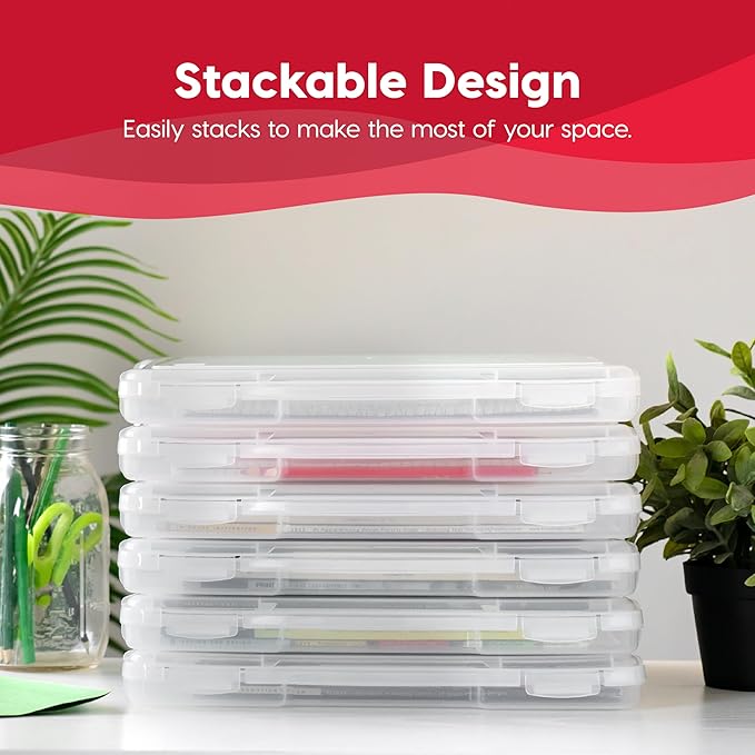 IRIS USA Board Game Storage Craft Organizer Box - Image 6