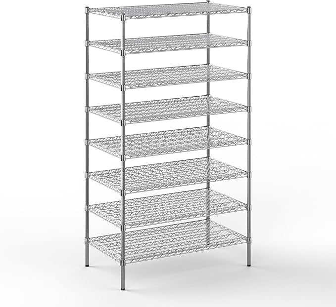 Regal Altair 24" Deep x 42" Wide x 74" Height Wire Shelving Kit | 8-Tier | NSF by Regal+Altair