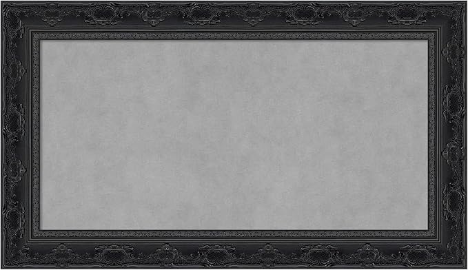 Amanti Art Black Framed Magnetic Board 16x28 Small Vision Board by AmantiArt